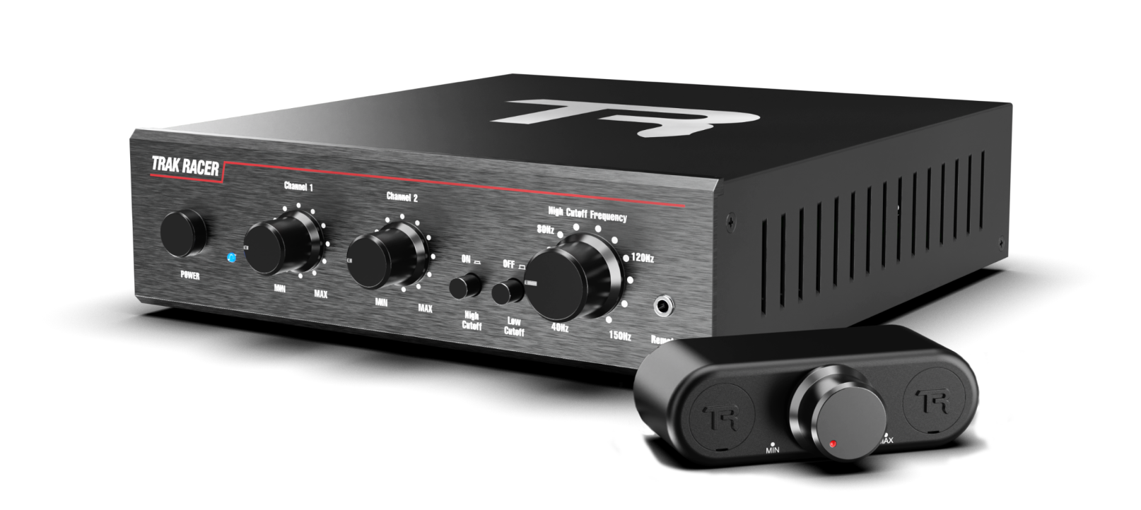 Trak Racer V2 Pro 2CH 200W Low-Frequency Class-D Amplifier and Bass Shaker Kit with Rig Mount
