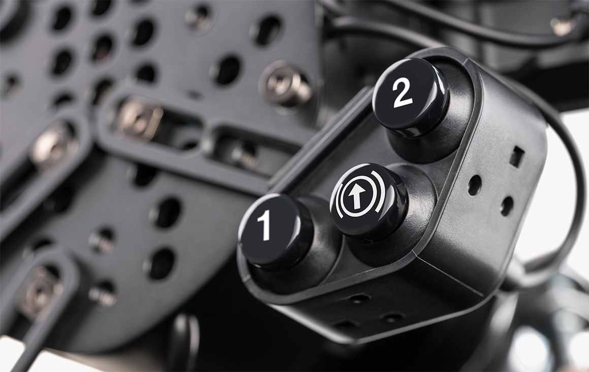 Adjustable button clusters