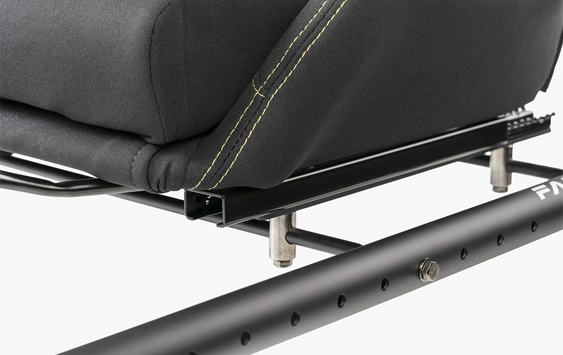 Quick and secure seat adjustability