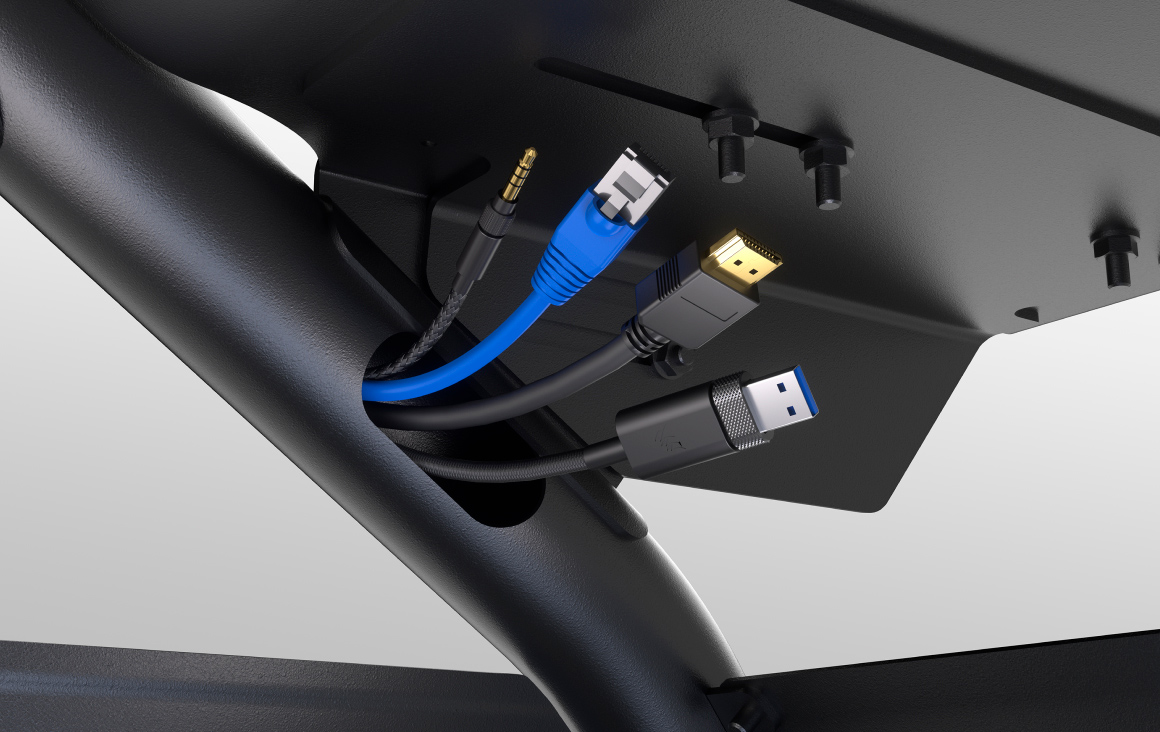 Integrated Cable Management.
