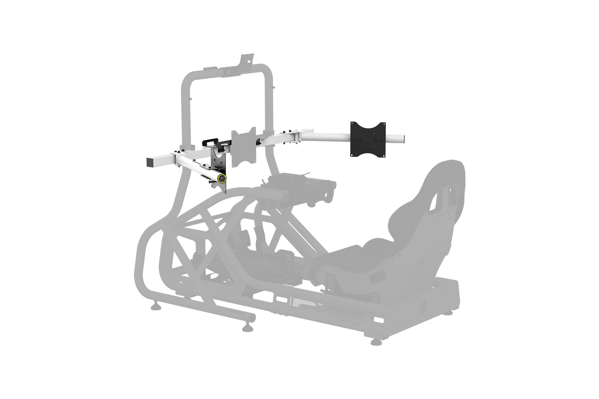 GT Cockpit Triple Monitor Expansion Kit (white)