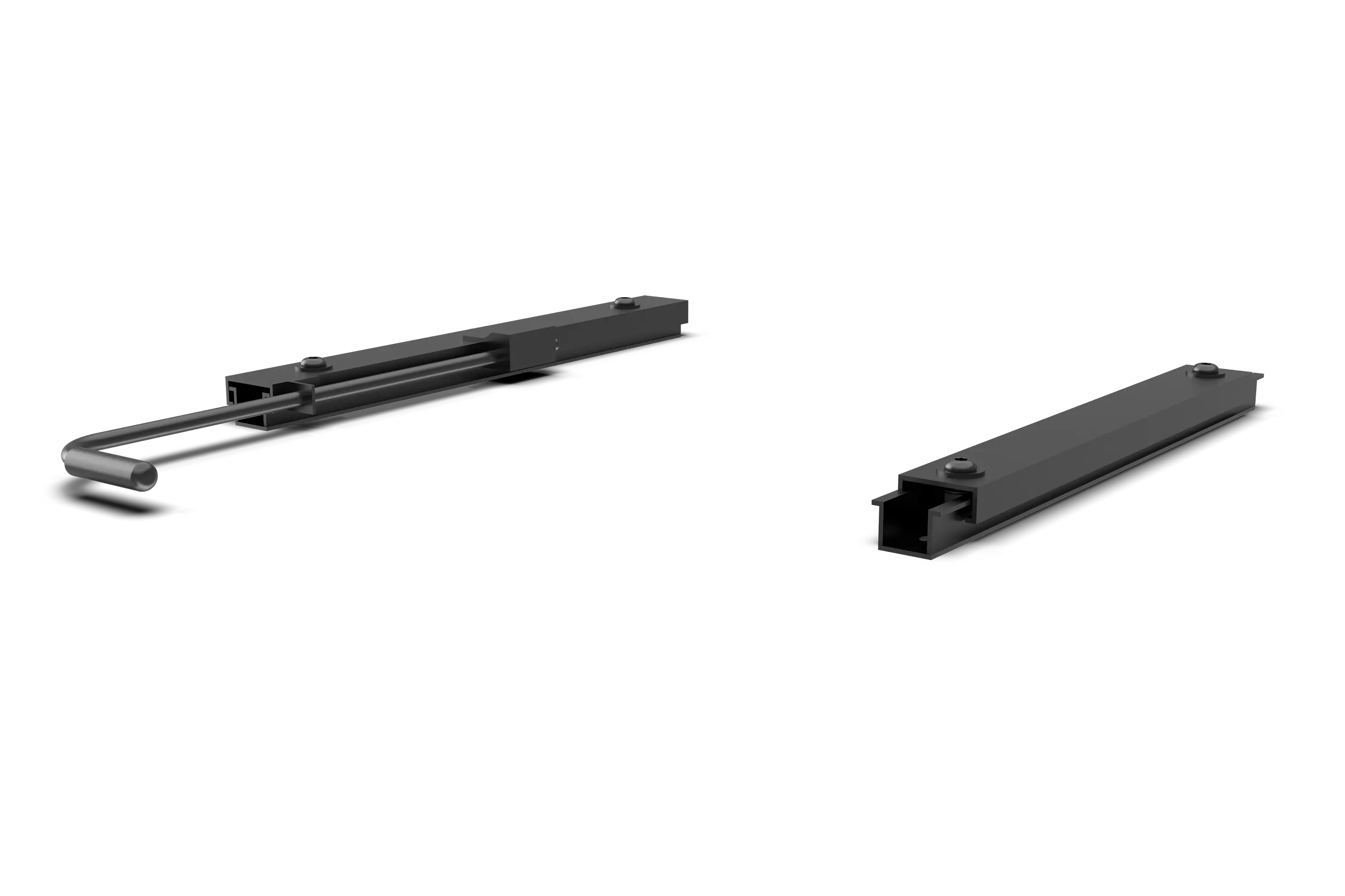 Universal Compact Seat Slider Kit - Low-Profile Adjustable Seat Rail for Sim Racing & Flight Sim Cockpits
