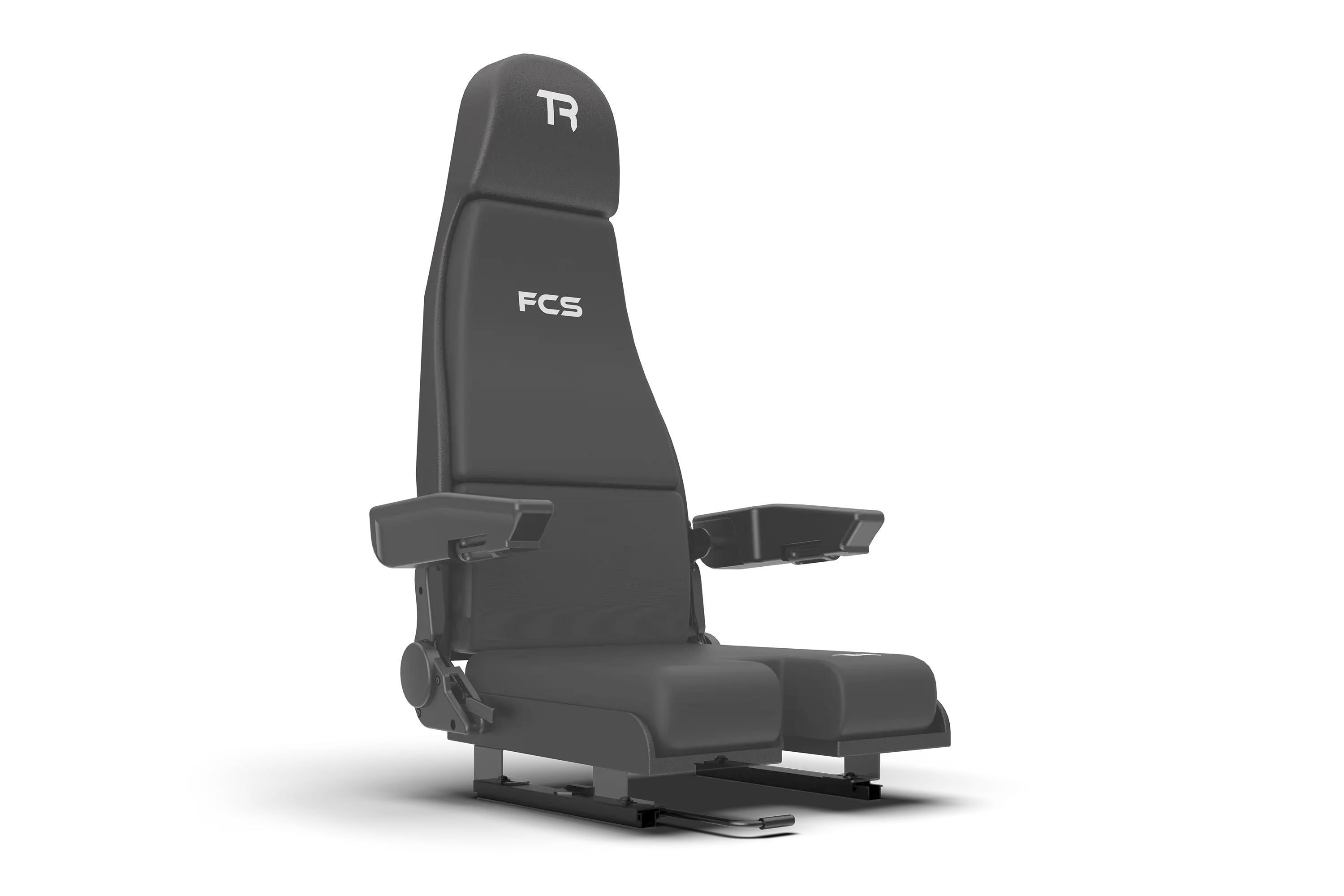 Universal Compact Seat Slider Kit - Low-Profile Adjustable Seat Rail for Sim Racing & Flight Sim Cockpits