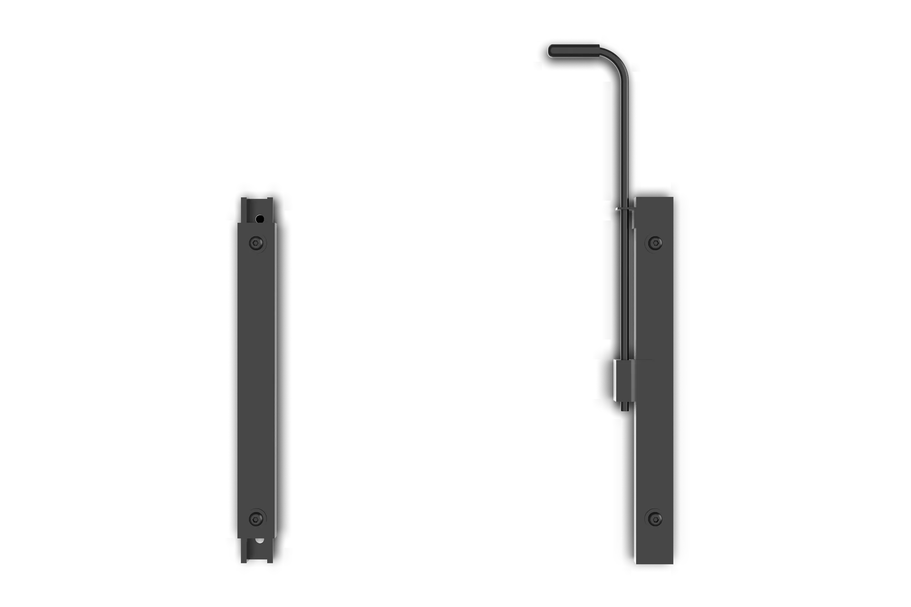 Universal Compact Seat Slider Kit - Low-Profile Adjustable Seat Rail for Sim Racing & Flight Sim Cockpits