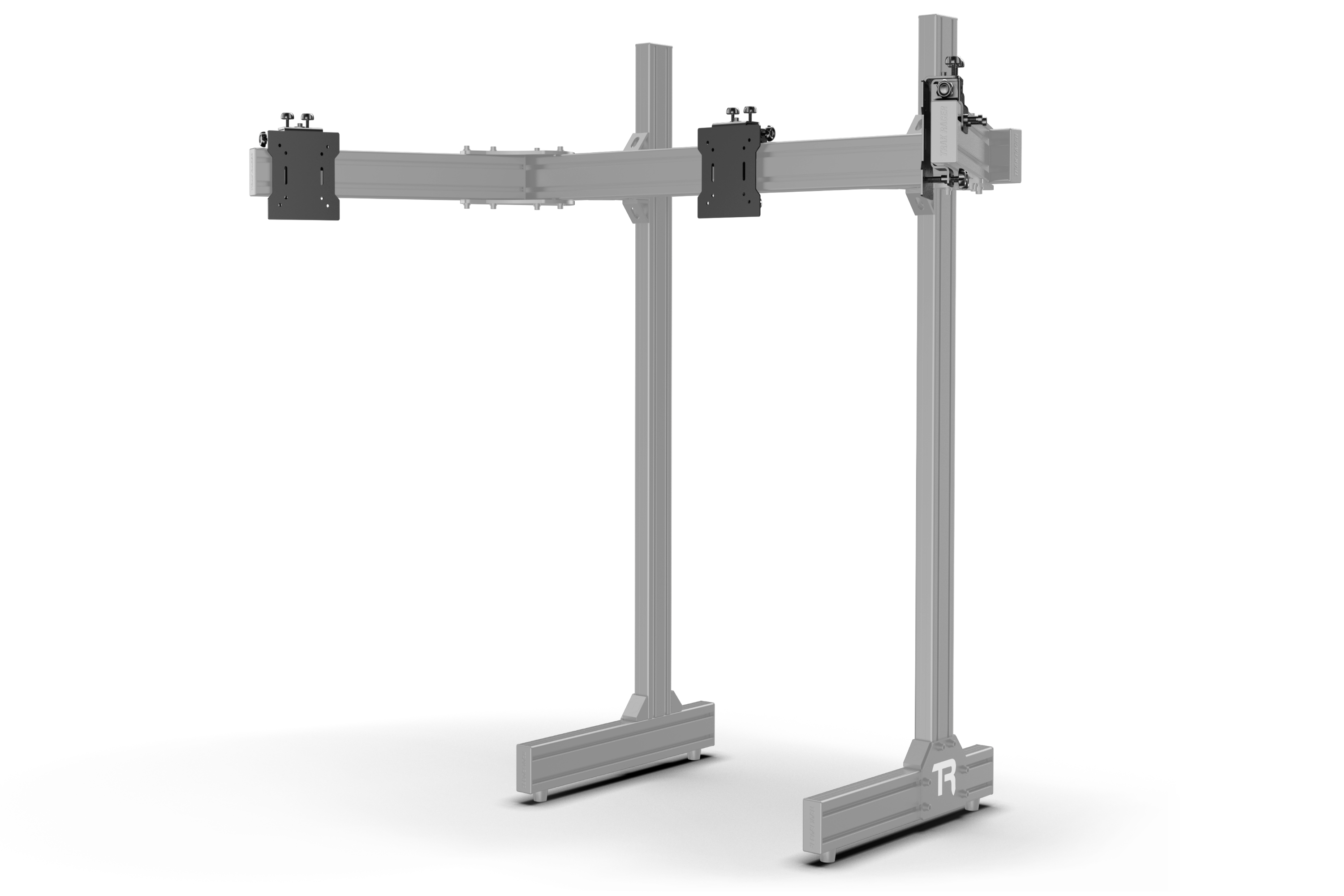 Variable Adjustment VESA Adapter Kit - Tool-Free Monitor Alignment for Triple Monitor Stands
