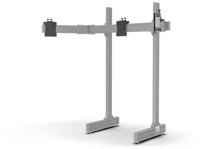 Variable Adjustment VESA Adapter Kit - Tool-Free Monitor Alignment for Triple Monitor Stands