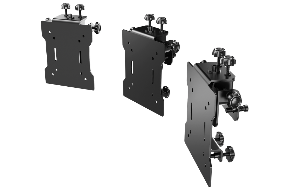 Variable Adjustment VESA Adapter Kit - Tool-Free Monitor Alignment for Triple Monitor Stands