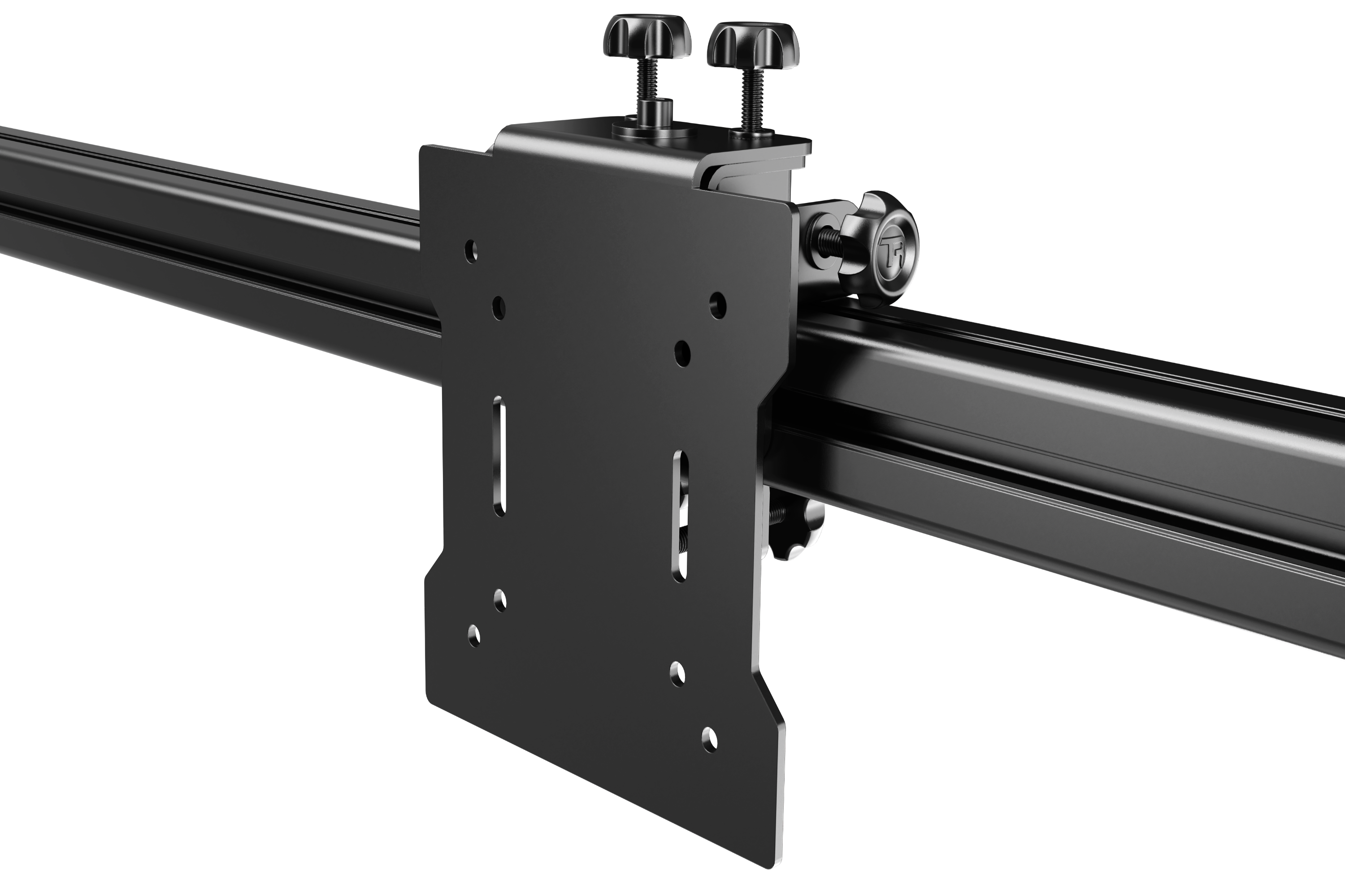 Variable Adjustment VESA Adapter Kit - Tool-Free Monitor Alignment for Triple Monitor Stands