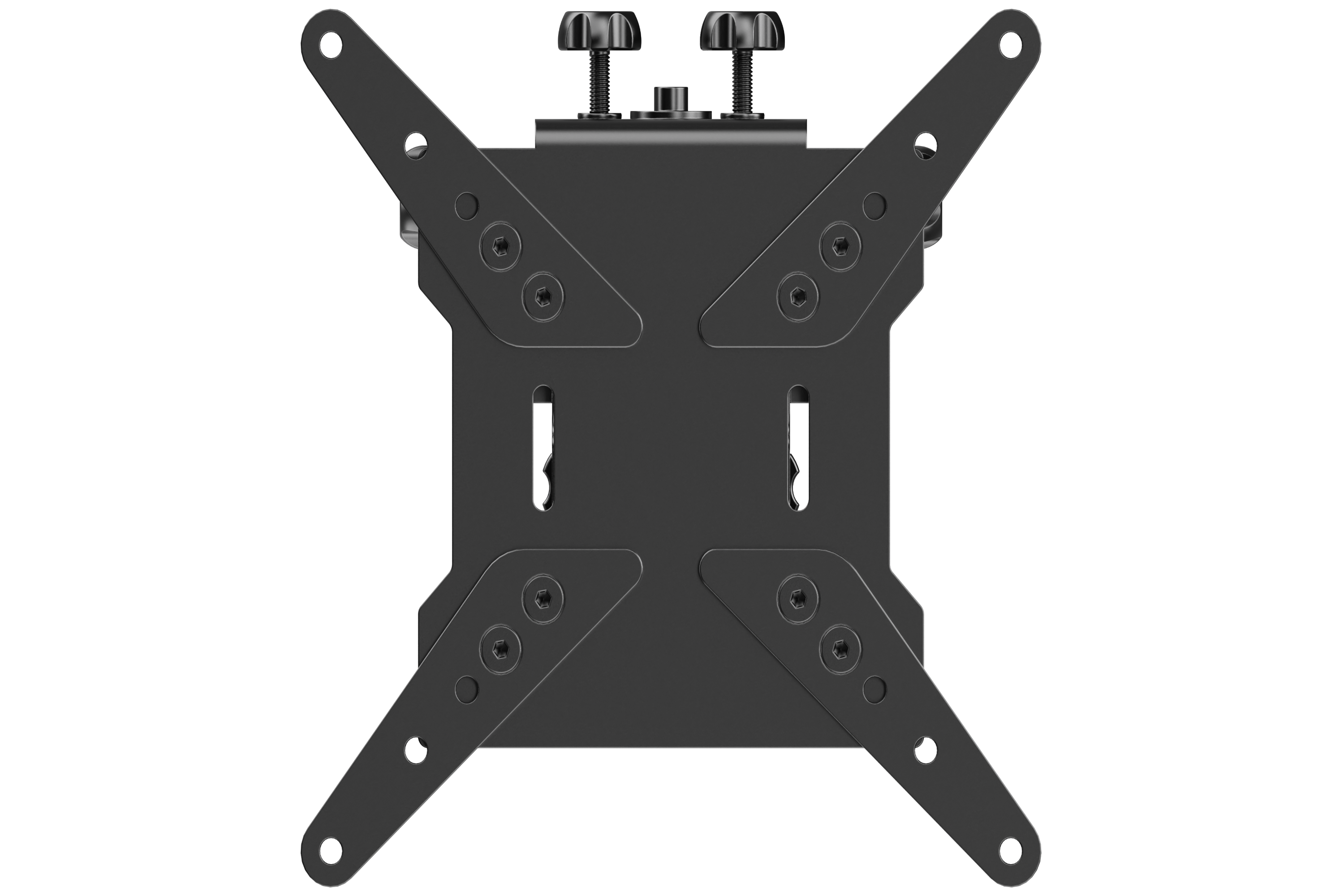 Variable Adjustment VESA Adapter Kit - Tool-Free Monitor Alignment for Triple Monitor Stands