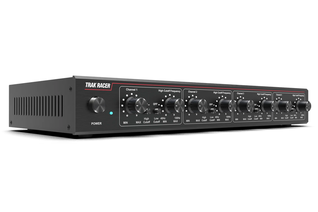 Trak Racer 4CH 40W Low-Frequency Class-D Amplifier with 2 Bass Shakers