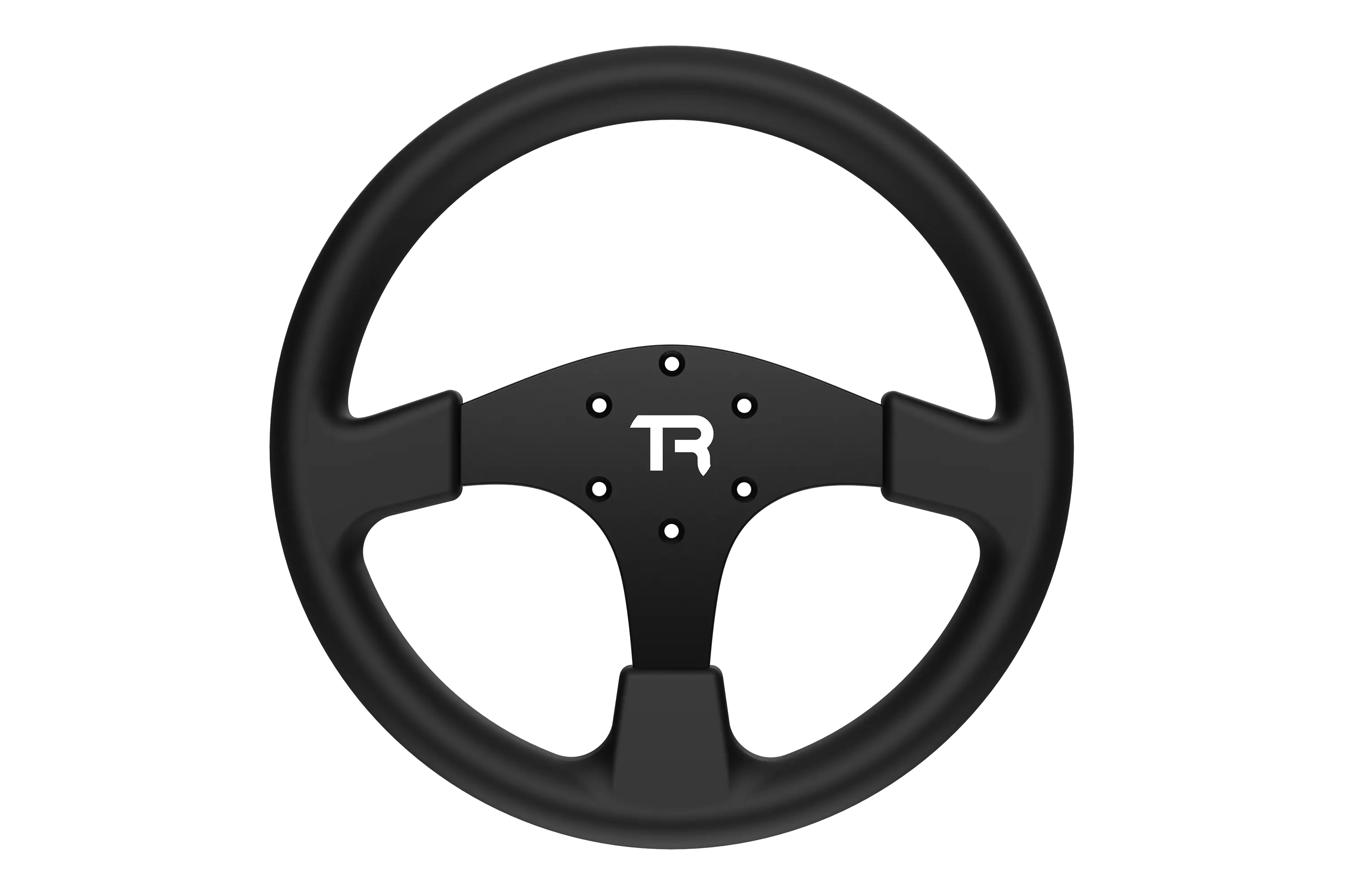 330mm/13" Round Sim Racing Wheel - Aluminium with Durable Silicon Hand Grips