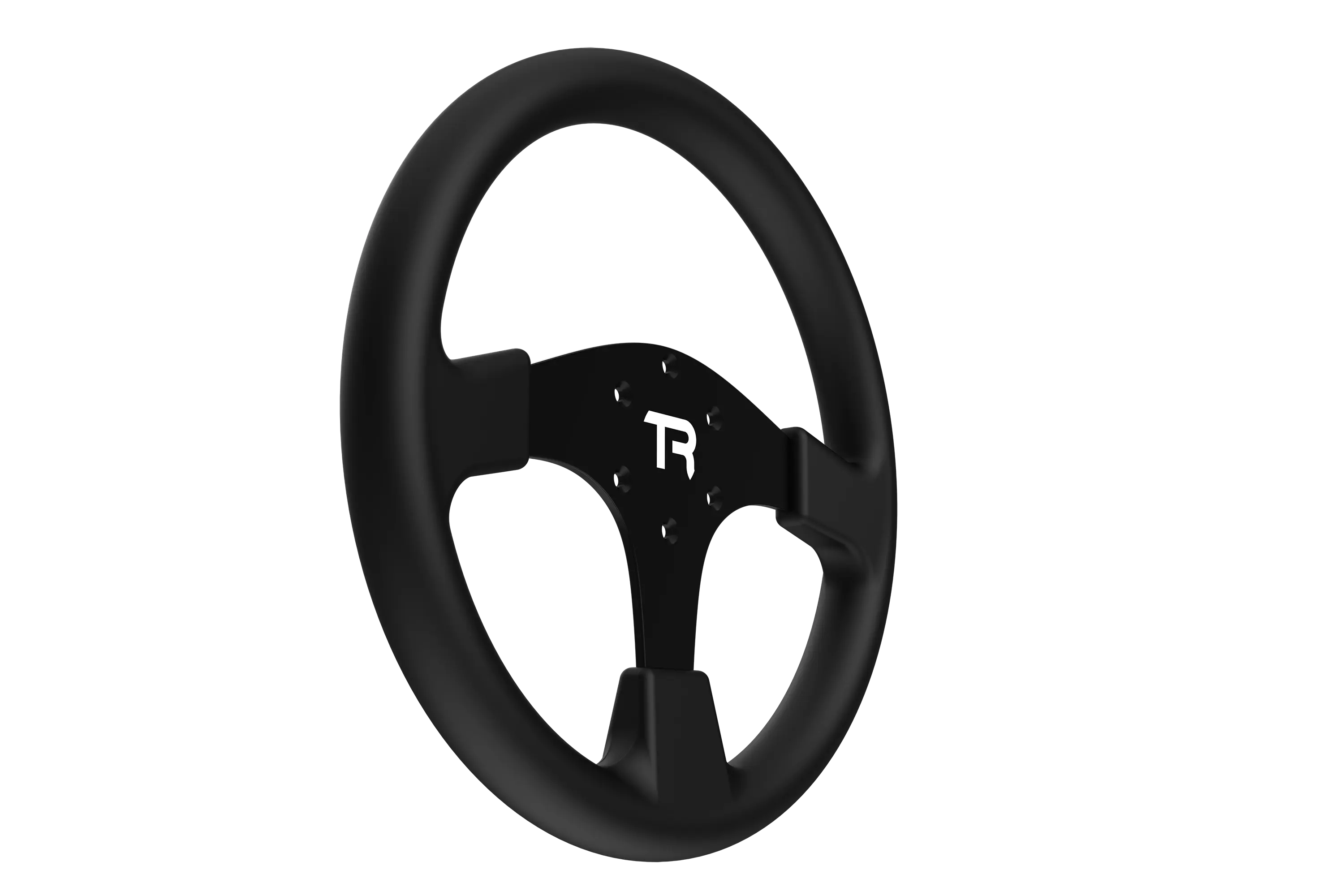 330mm/13" Round Sim Racing Wheel - Aluminium with Durable Silicon Hand Grips