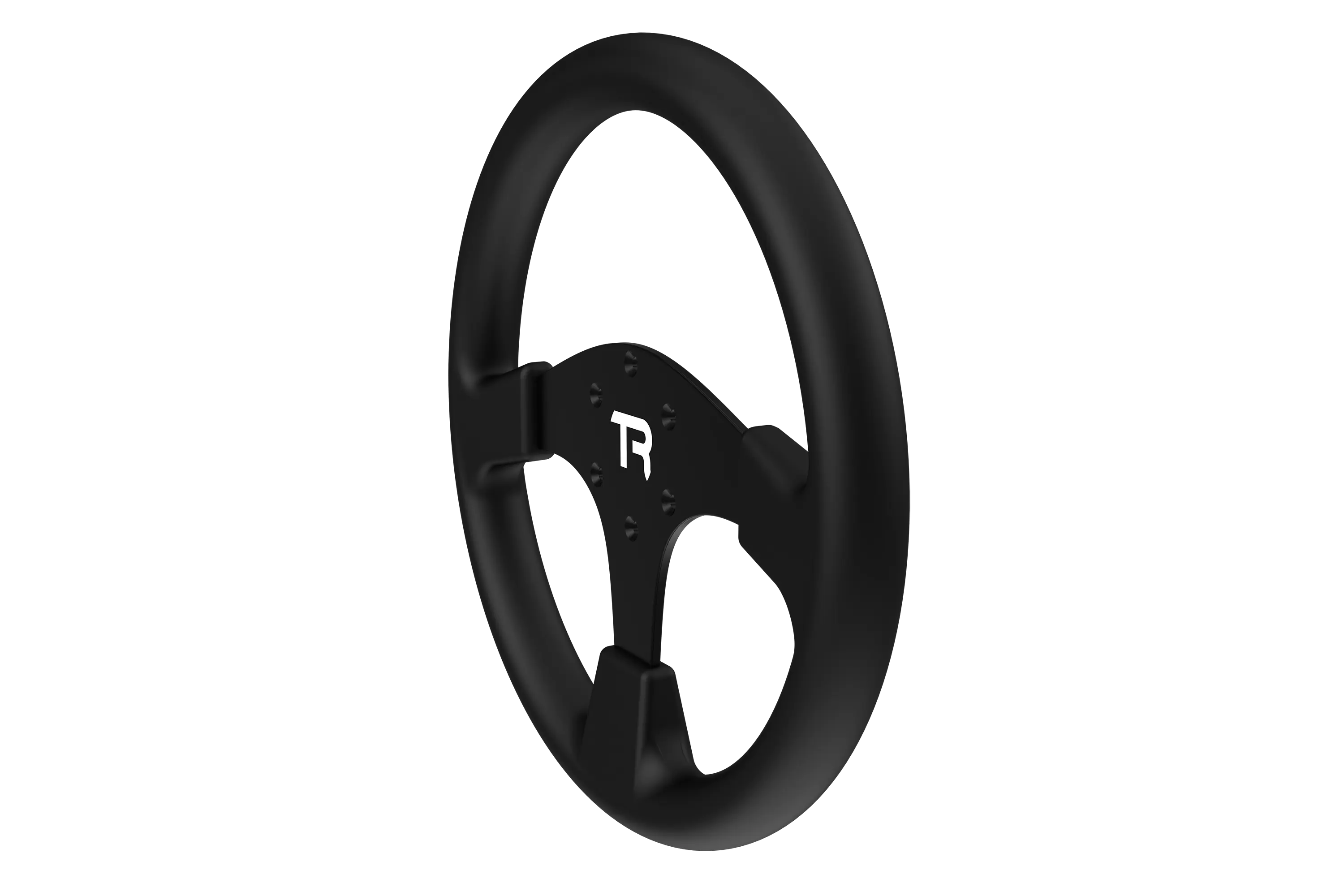 330mm/13" Round Sim Racing Wheel - Aluminium with Durable Silicon Hand Grips