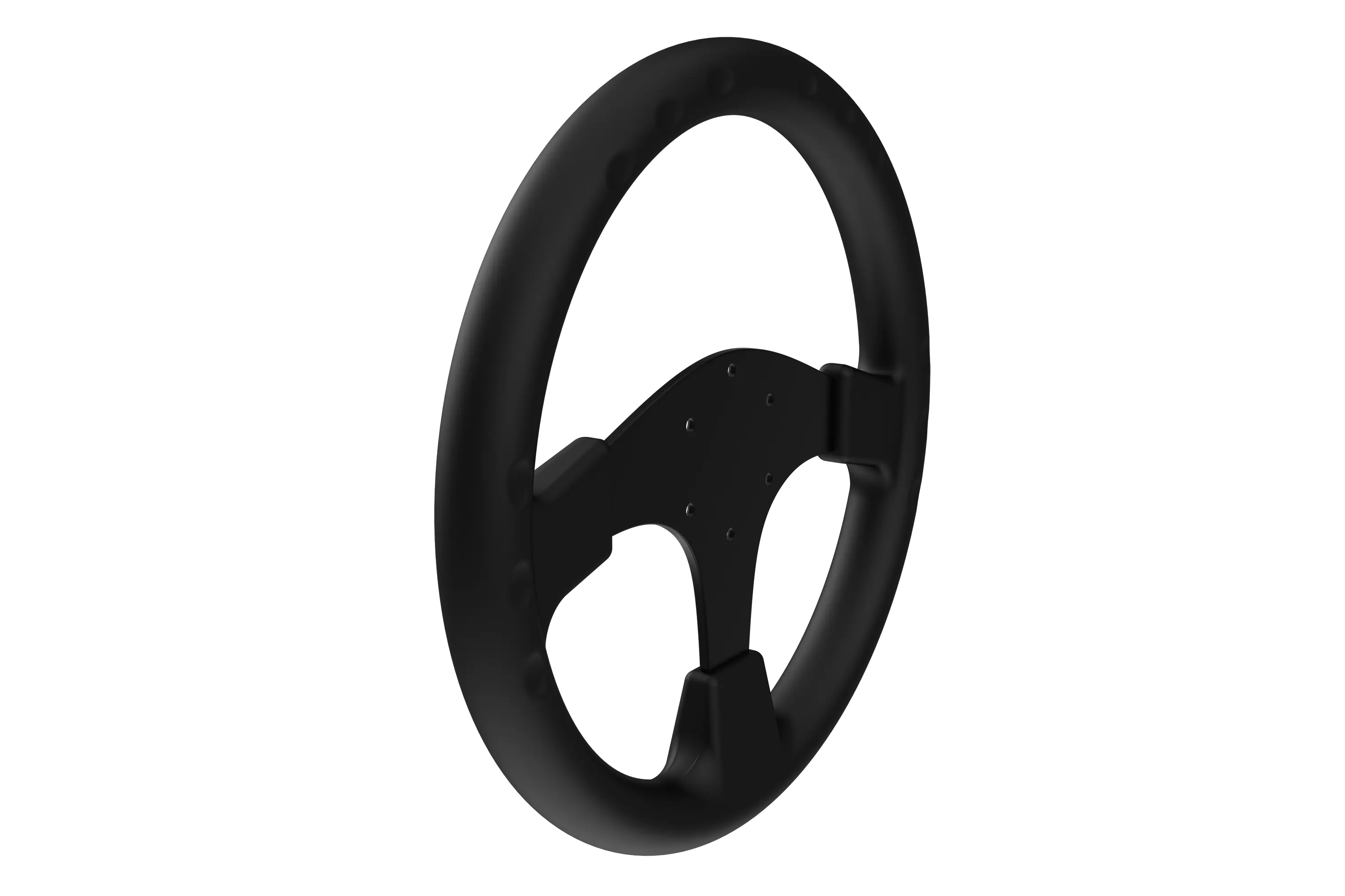 330mm/13" Round Sim Racing Wheel - Aluminium with Durable Silicon Hand Grips