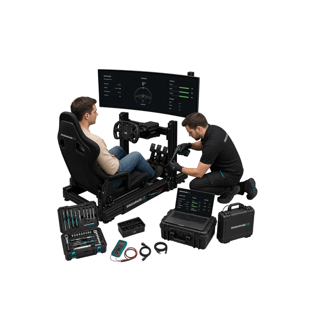 Technik na místě