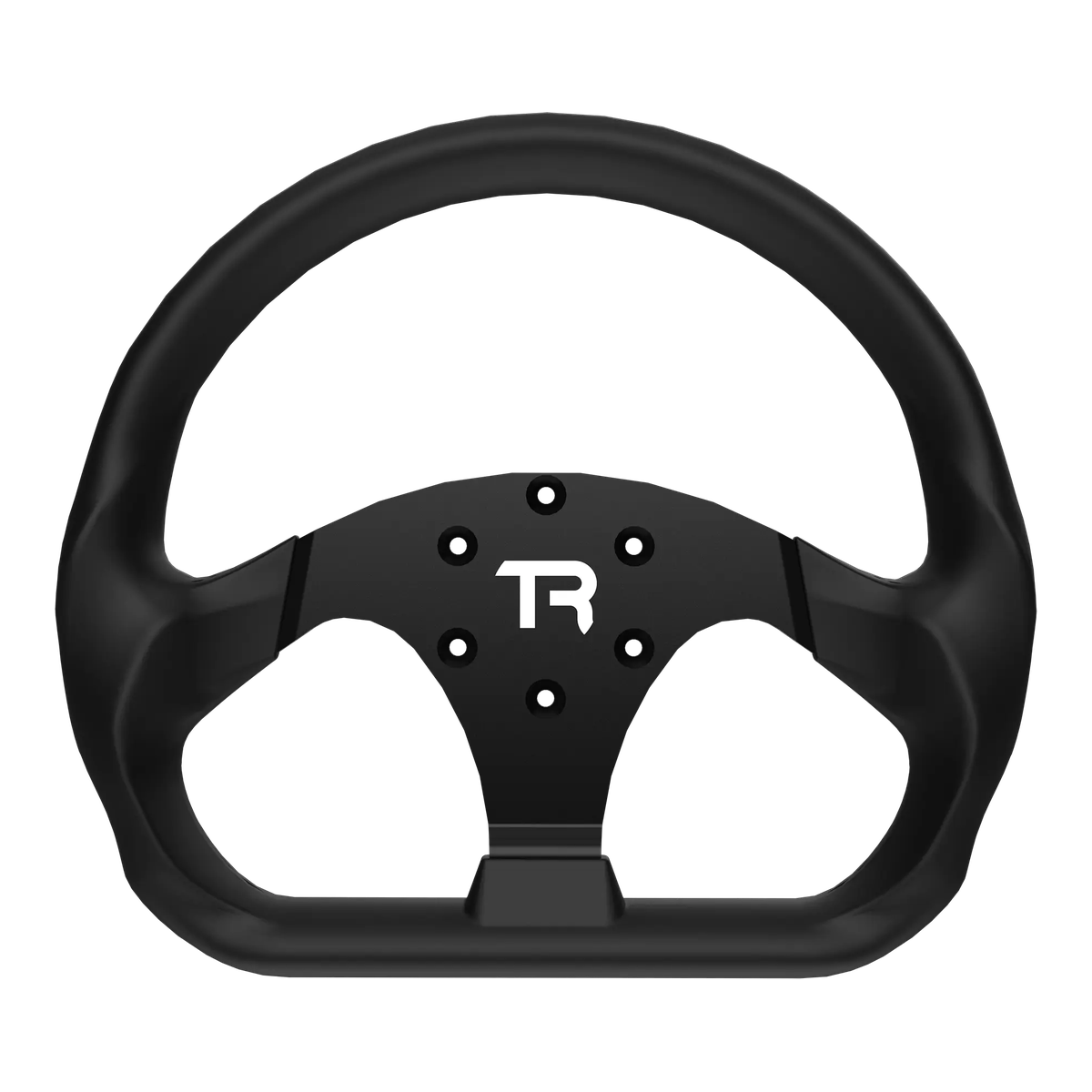 330mm/13" Flat-Bottom GT Sim Racing Wheel – Aluminium with Durable Silicon Hand Grips
