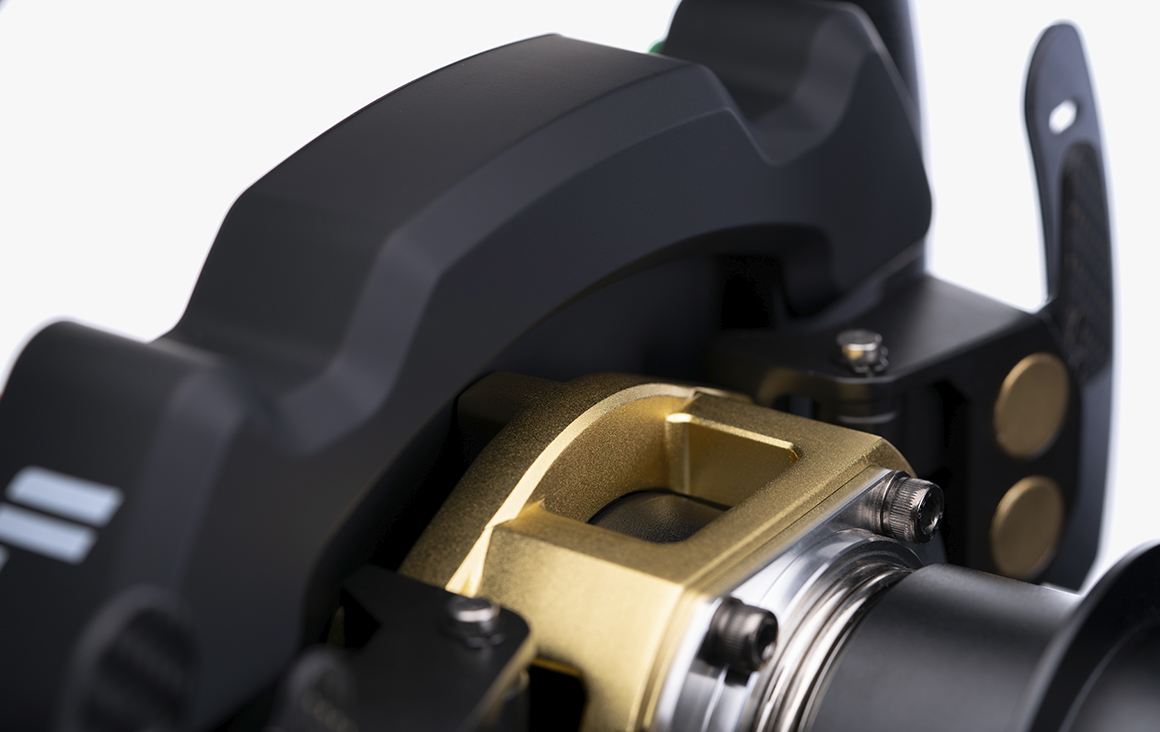 Podium-spec components.