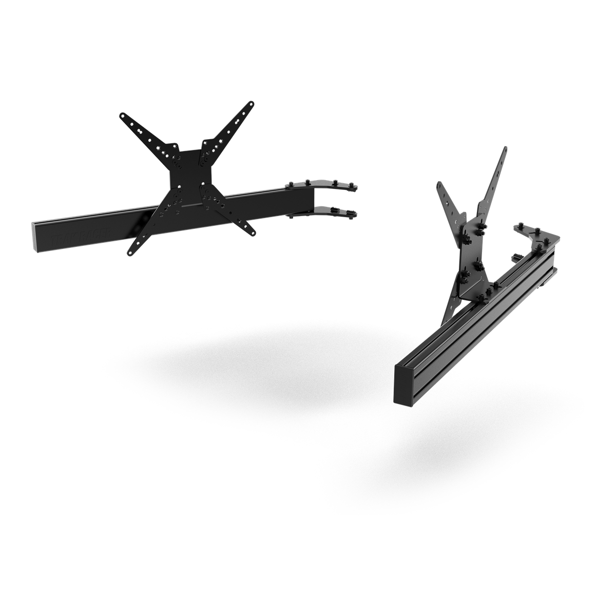 980mm/38.58" Add-On Triple Monitor Arms with VESA Mounts — Fits Monitors up to 55"
