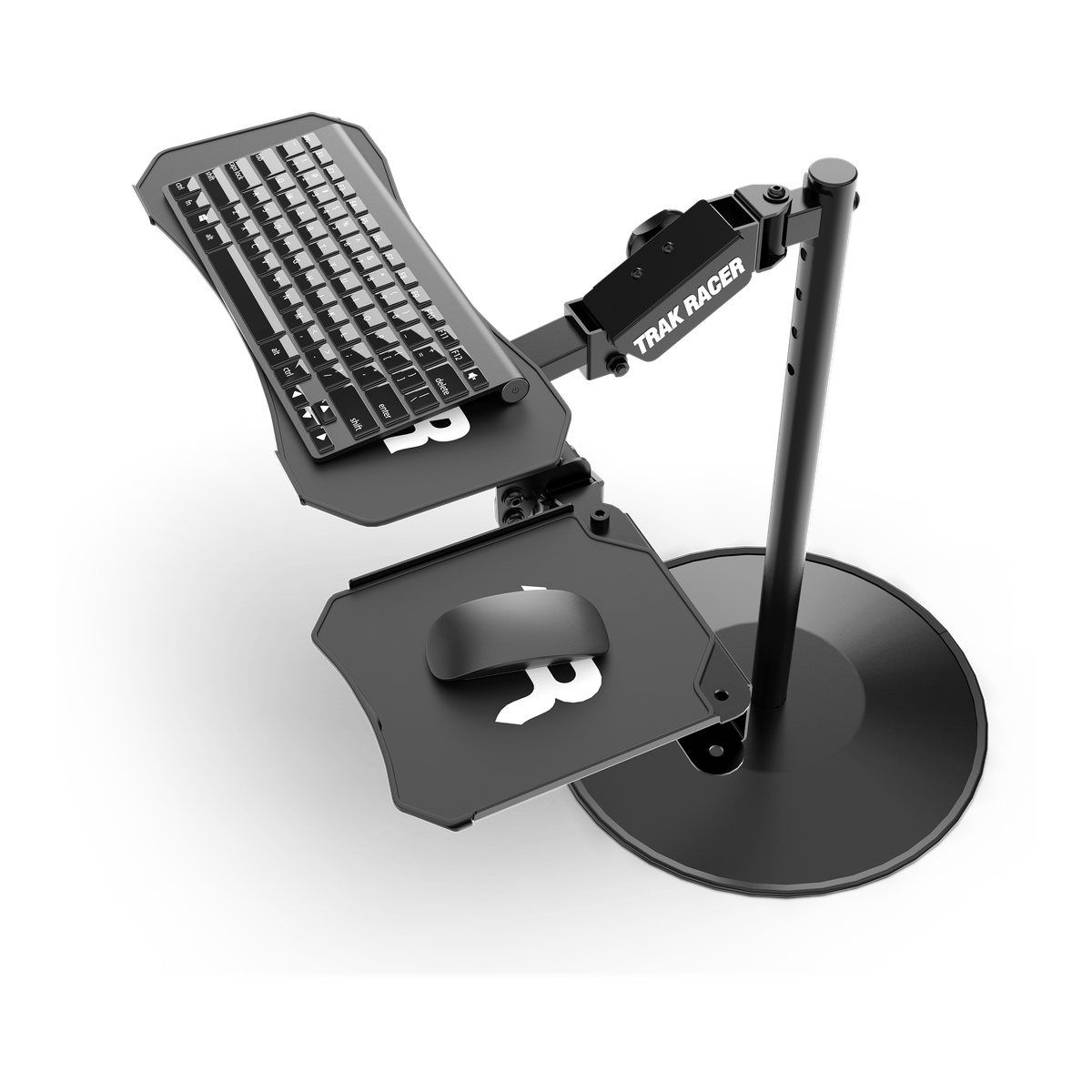 Adjustable Free-Standing Keyboard and Mouse Tray