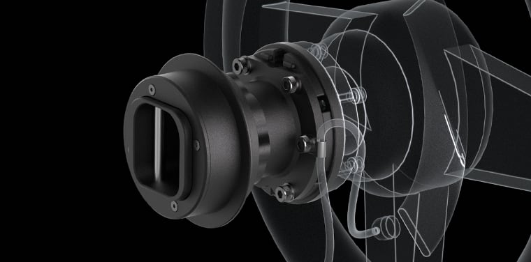 Motorsport-derived quick release system.
