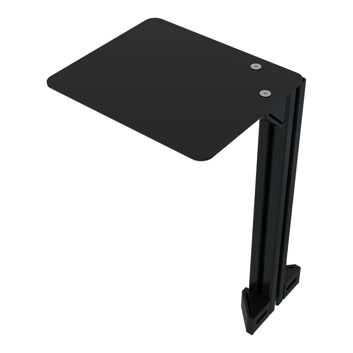 Computer Mouse Shelf — 40x40mm (1.57" x 1.57") Aluminium Profile with Mounting Brackets for Sim Rigs