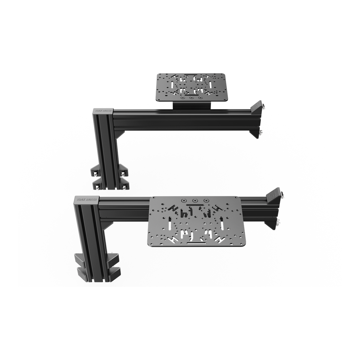 Flight Sim Control Mounts with 2 Side Supports for all Aluminum Cockpits
