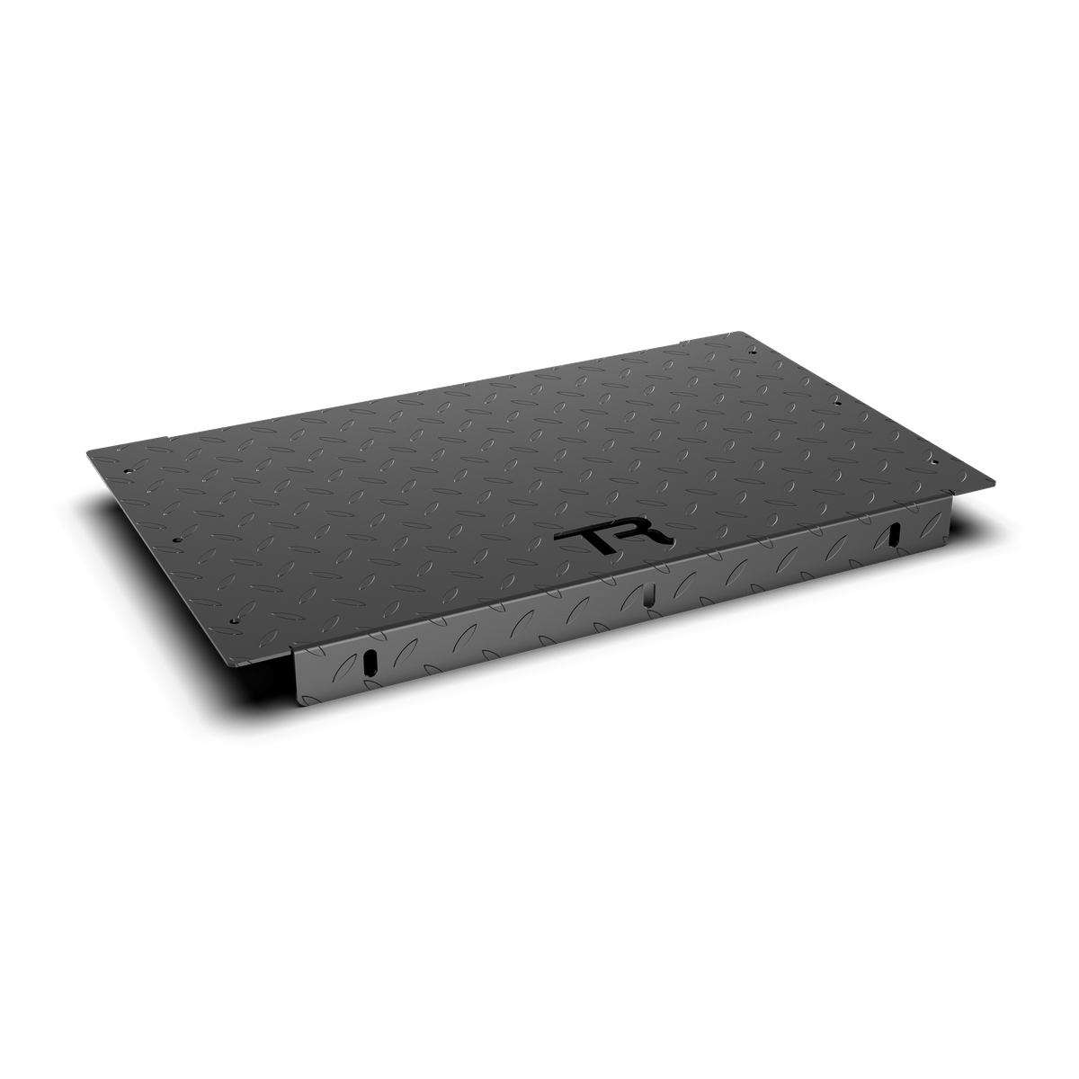 Heavy-Duty Sim Floor — 3mm Diamond Plate Cockpit Footrest for Sim Racing & Flight Sim