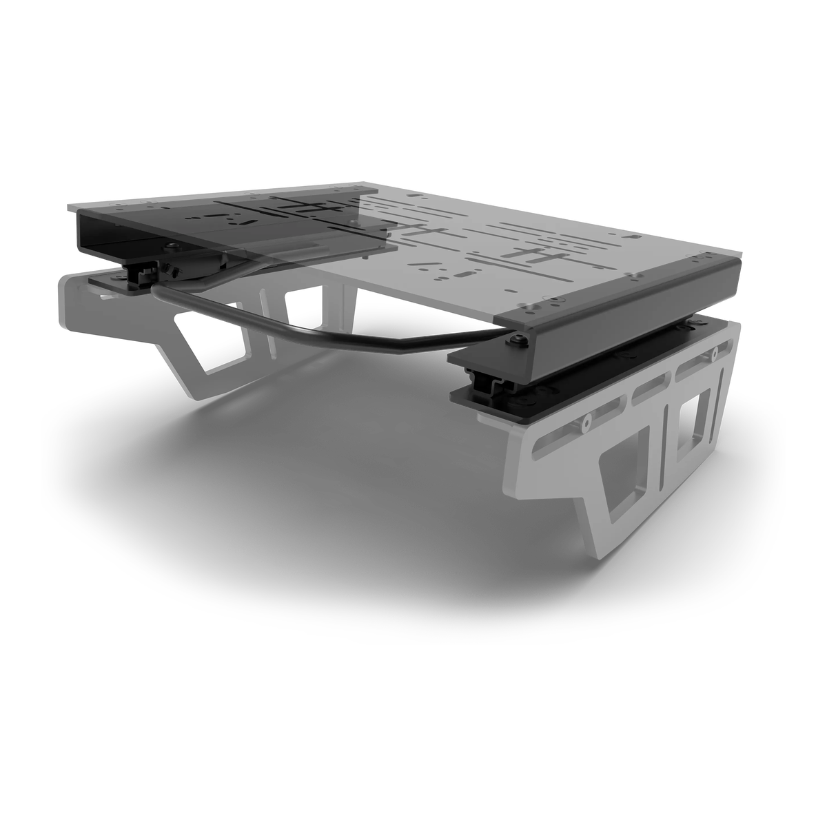 Quick-Adjust Dual Locking Pedal Slider System — For Trak Racer Extrusion Pedal Mounting Plates