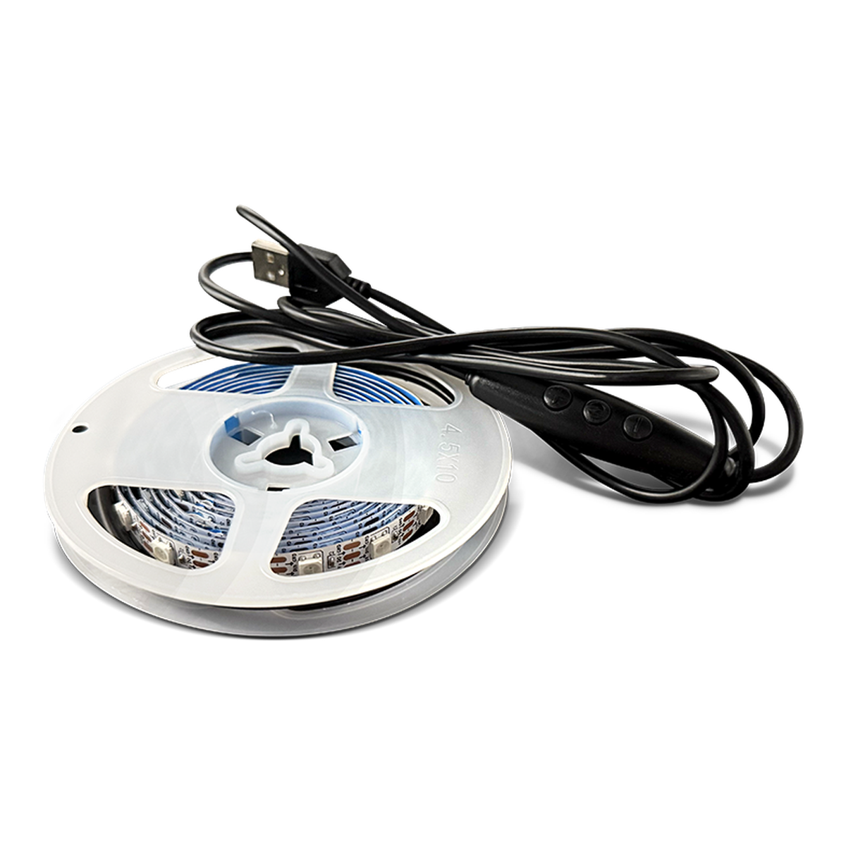 Trak Racer 2m LED Strip Light Set with 1m USB Cable – 3m Total Length Per Strip (Set of 2)