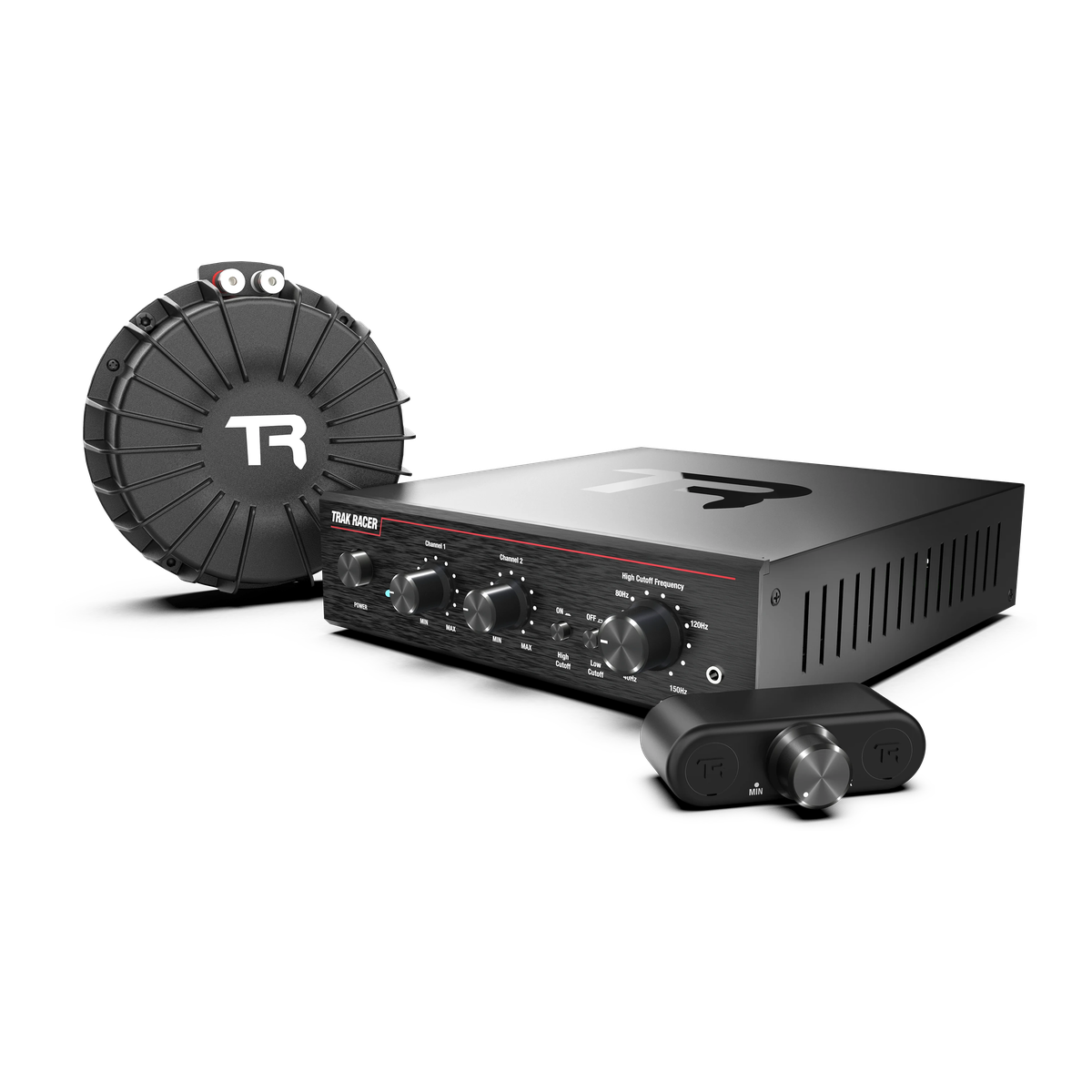 Trak Racer V2 Pro 2CH 200W Low-Frequency Class-D Amplifier and Bass Shaker Kit
