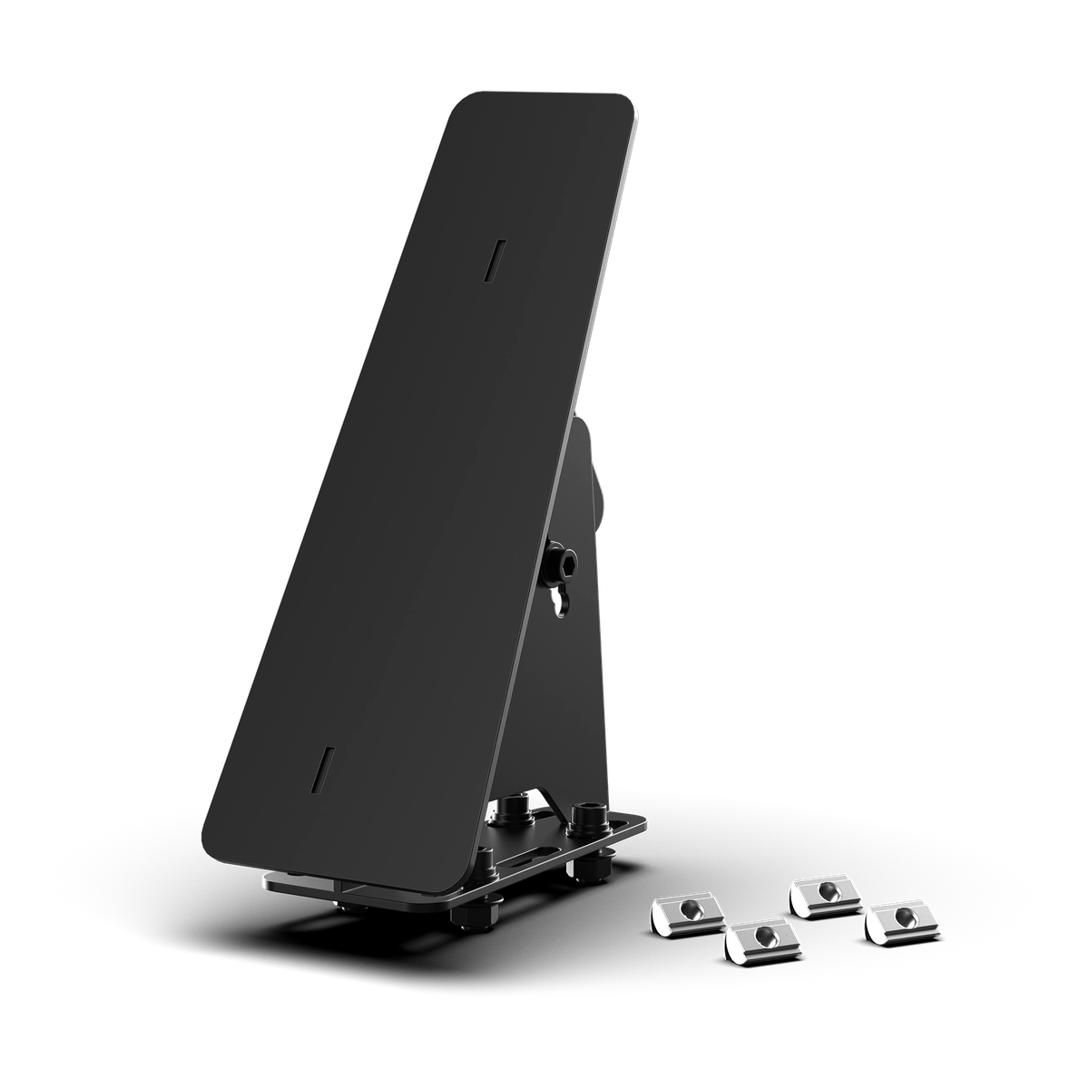 Universal Sim Racing Footrest — Left Foot Rest for Extrusion & Pedal Plate Mounting