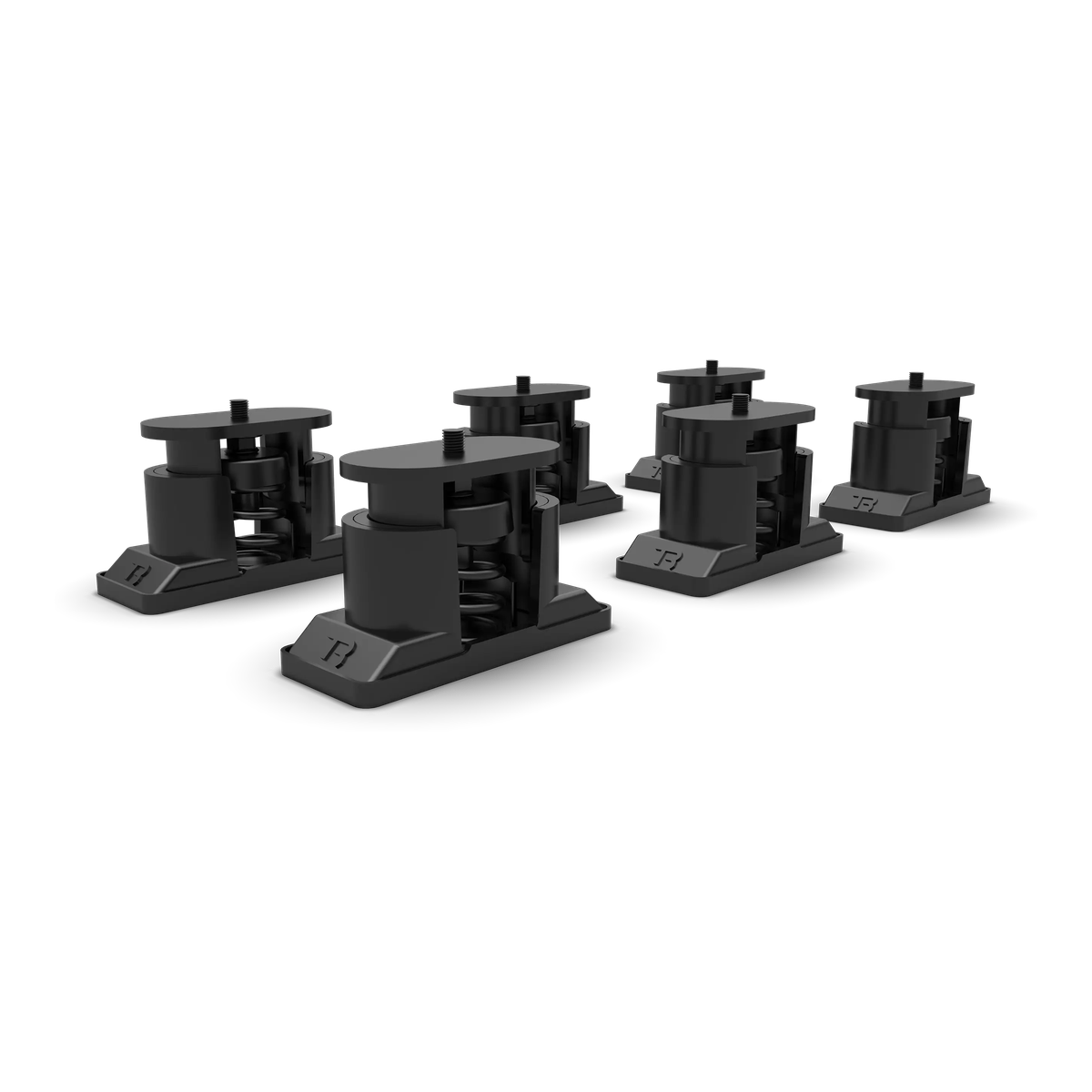 Universal Vibration Isolation Kit – Set of 6 Heavy-Duty Rubber Isolation Feet