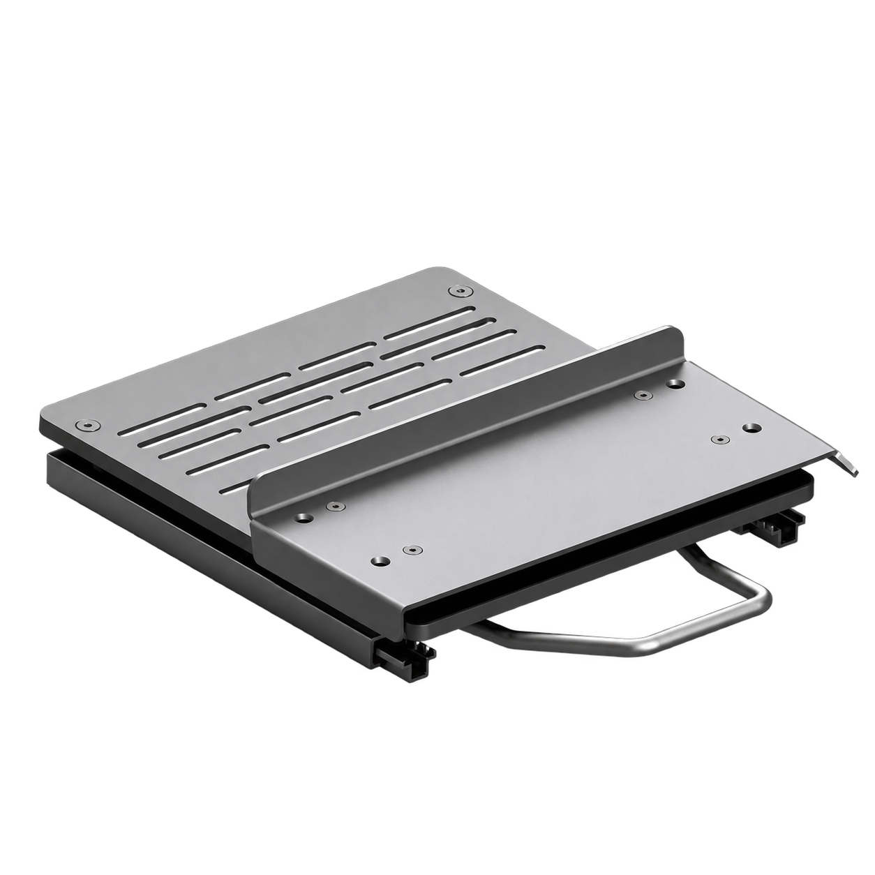 Pedal slider baseplate with the heel rest.